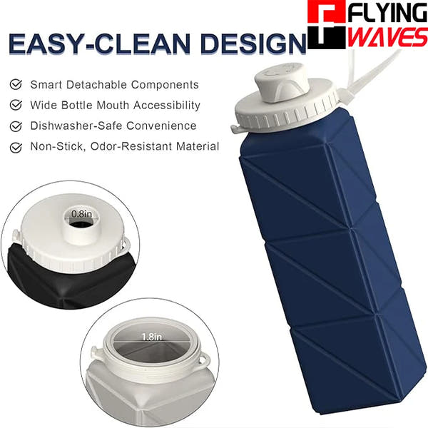 Opvouwbare Siliconen Waterfles™